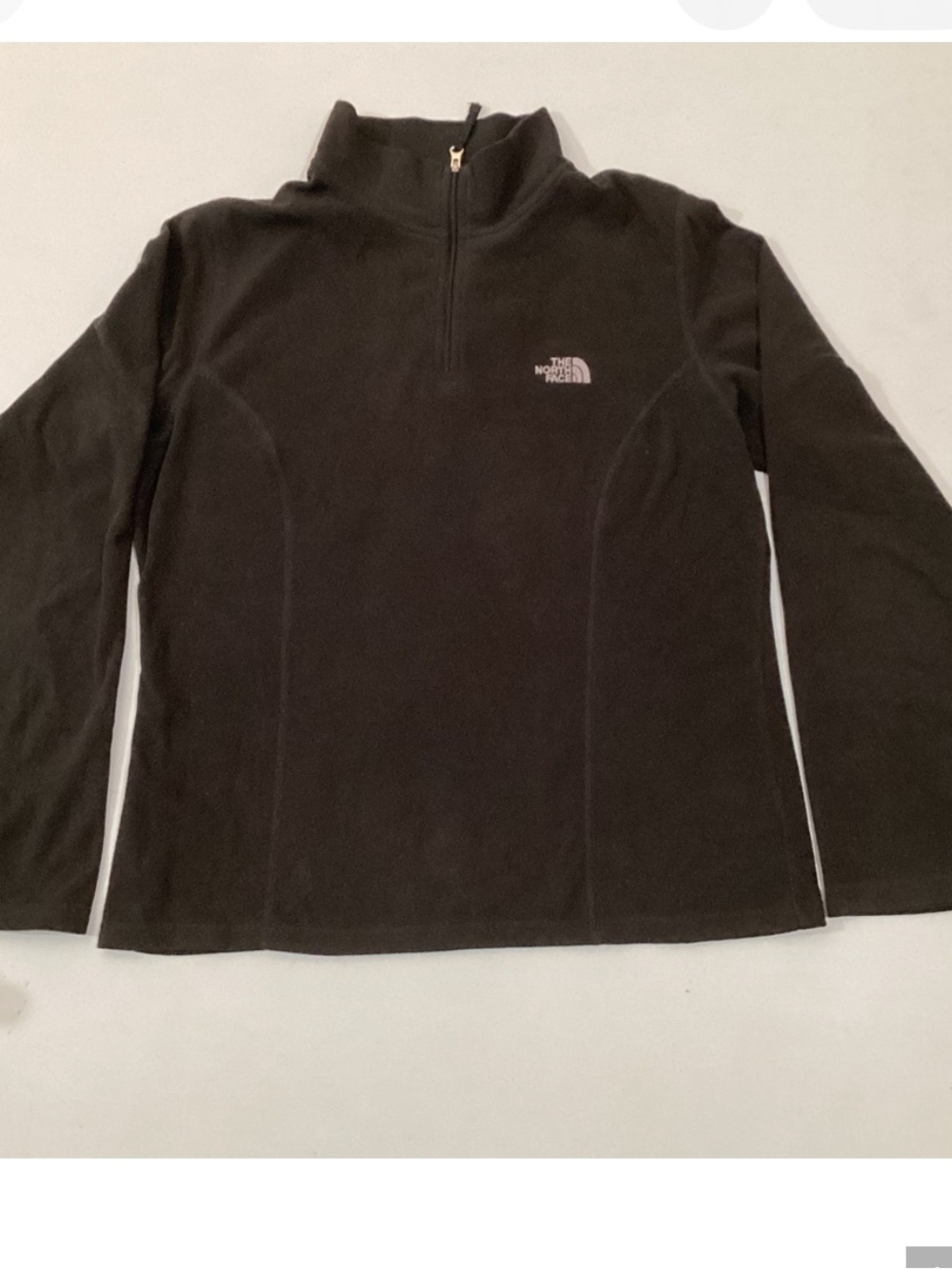 The North Face TKA 100 Black Quarter-Zip Fleece Pullover Women’s Large